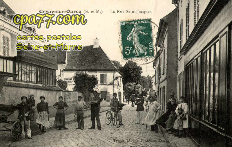 Crouy Sur Ourcq (Seine-et-Marne) - La Rue Saint-Jacques