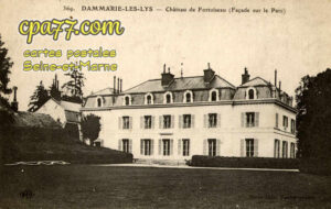 Dammarie Les Lys (Seine-et-Marne) - Château de Fortoiseau (Façade sur le Parc)