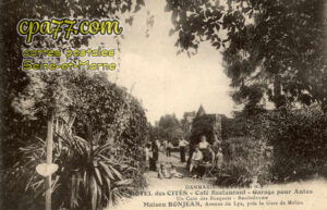 Dammarie Les Lys (Seine-et-Marne) - Hôtel des Cités-Café-Restaurant-Garage pour Autos – Un Coin des Bosquets – Boulodrome – Maison Bonjean, Avenue du Lys, près la Gare de Melun