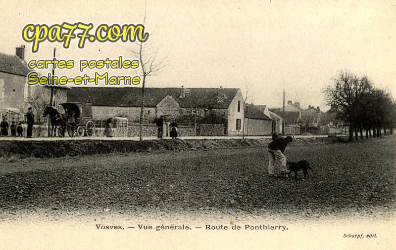Dammarie Les Lys (Seine-et-Marne) - Vosves – Vue générale – Route de Ponthierry