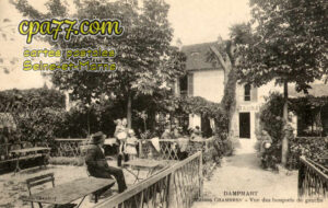 Dampmart (Seine-et-Marne) - Maison Chambrey – Vue des bosquets de gauche