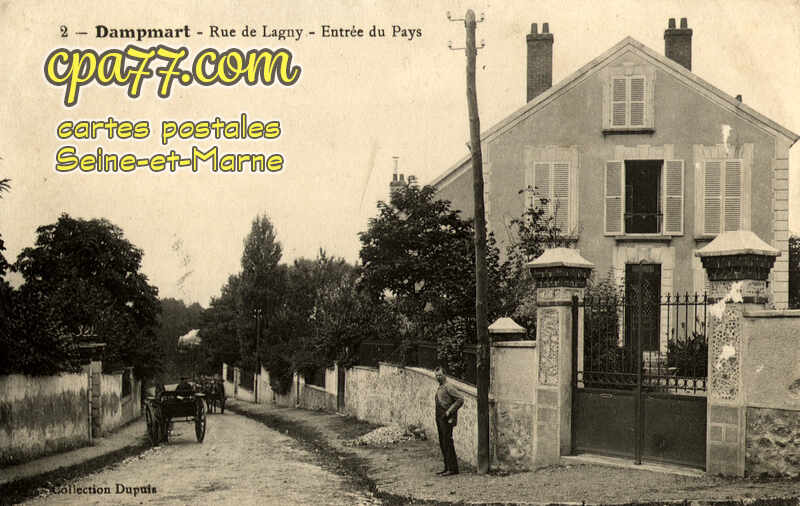 Dampmart (Seine-et-Marne) - Rue de Lagny – Entrée du Pays