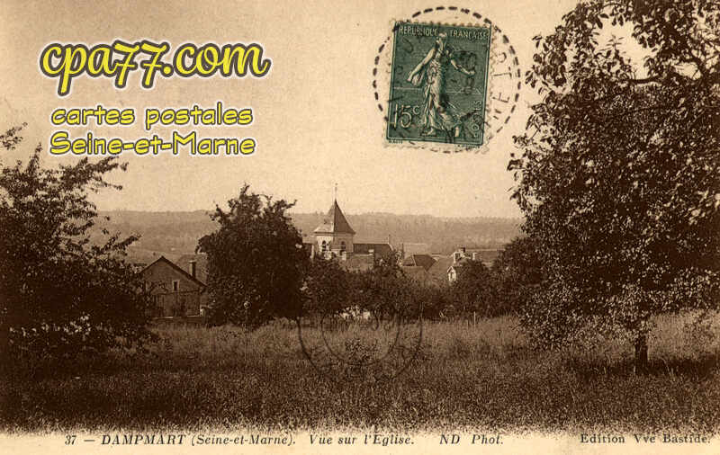 Dampmart (Seine-et-Marne) - Vue sur l&rsquo;Eglise