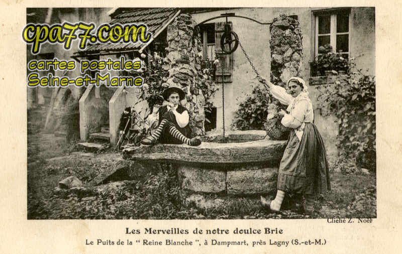 Dampmart (Seine-et-Marne) - Les Merveilles de notre doulce Brie – Le Puits de la « Reine Blanche », à Dampmart, près de Lagny.