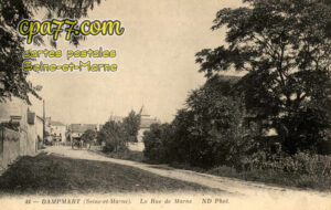 Dampmart (Seine-et-Marne) - La Rue de Marne