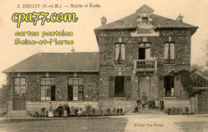 Dhuisy (Seine-et-Marne) - Mairie et école
