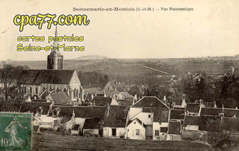 Donnemarie Dontilly (Seine-et-Marne) - Vue panoramique