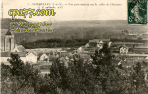 Dormelles (Seine-et-Marne) - Vue panoramique sur la vallée de l&rsquo;Orvanne
