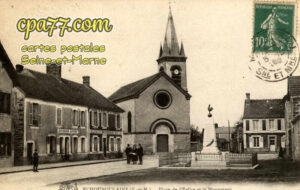 Échouboulains (Seine-et-Marne) - Place de l&rsquo;Eglise