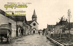 Échouboulains (Seine-et-Marne) - Place de l&rsquo;Eglise