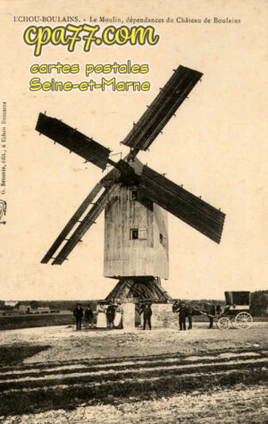 Échouboulains (Seine-et-Marne) - Le Moulin, dépendances du Château de Boulains