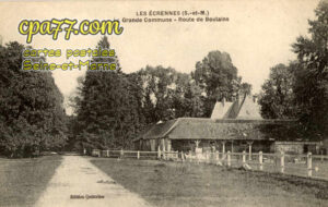 Les Écrennes (Seine-et-Marne) - La Grande Commune – Route de Boulains