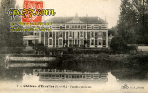Écuelles (Seine-et-Marne) - Château d&rsquo;Ecuelles (S.-et-M.) – Façade extérieure