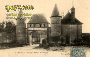 Égligny (Seine-et-Marne) - Entrée de l&rsquo;Ancienne Abbaye de Preuilly