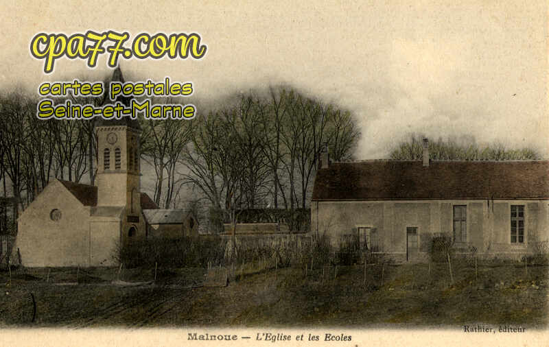 Émerainville (Seine-et-Marne) - L&rsquo;Eglise et les Ecoles
