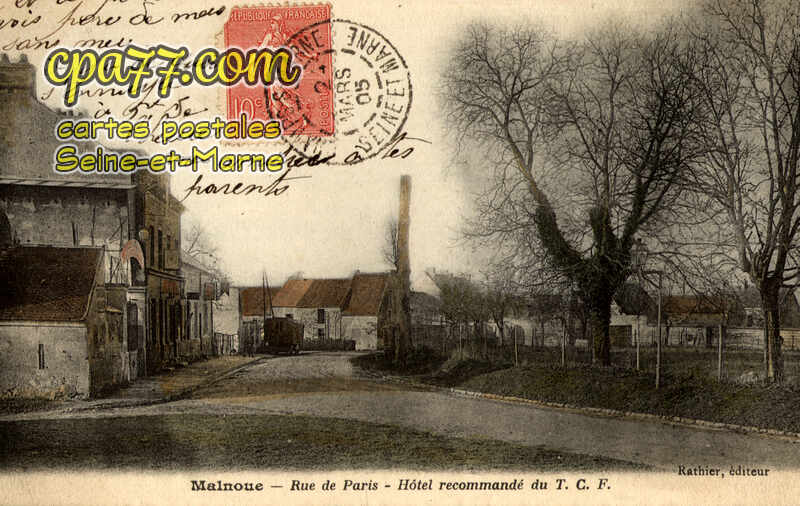 Émerainville (Seine-et-Marne) - Rue de Paris – Hôtel recommandé du T.C.F.