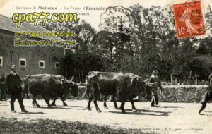 Émerainville (Seine-et-Marne) - Environs de Malnoue – La Ferme d&rsquo;Emerainville – Départ pour les Champs