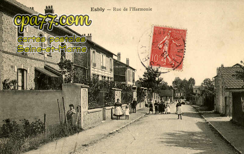 Esbly (Seine-et-Marne) - Rue de l&rsquo;Harmonie