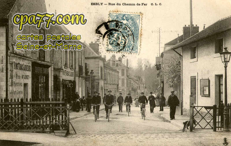 Esbly (Seine-et-Marne) - Rue du Chemin de Fer