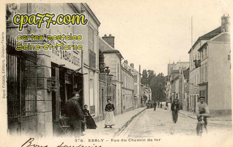 Esbly (Seine-et-Marne) - Rue du Chemin de Fer