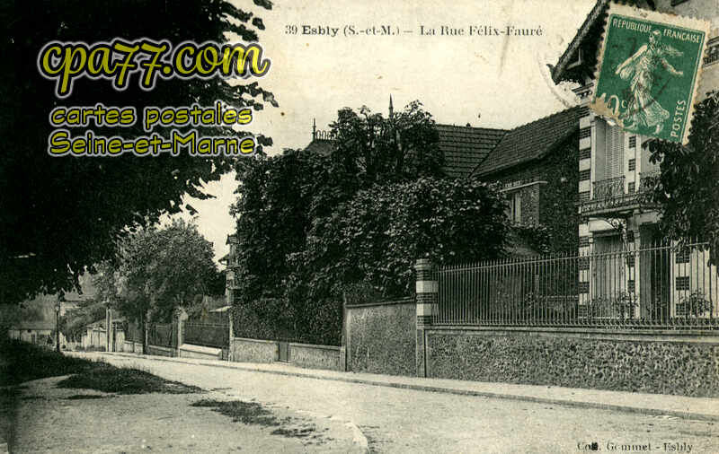 Esbly (Seine-et-Marne) - La Rue Félix-Fauré