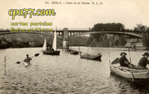 Esbly (Seine-et-Marne) - Pont de la Marne