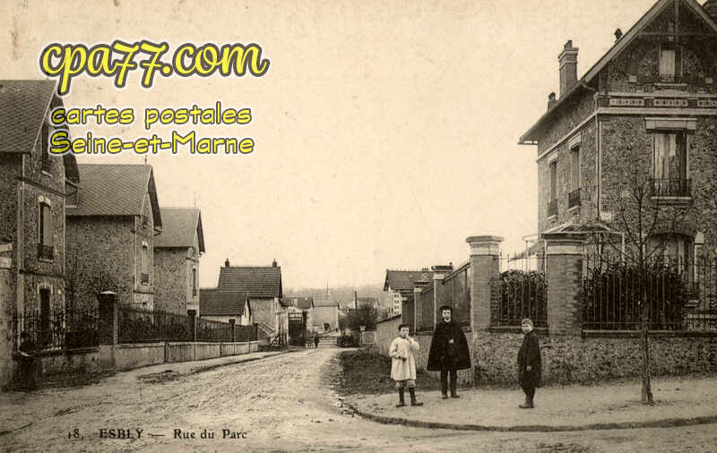Esbly (Seine-et-Marne) - Rue du Parc
