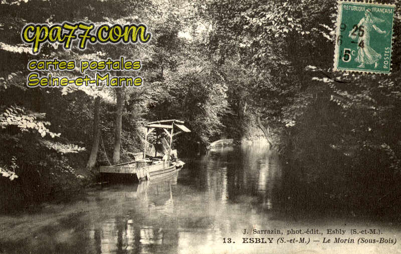 Esbly (Seine-et-Marne) - Le Morin (sous bois)