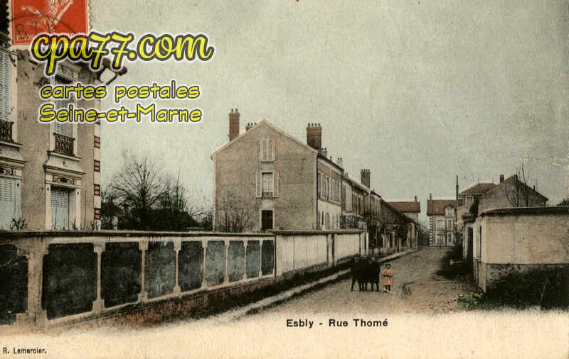 Esbly (Seine-et-Marne) - Rue Thomé