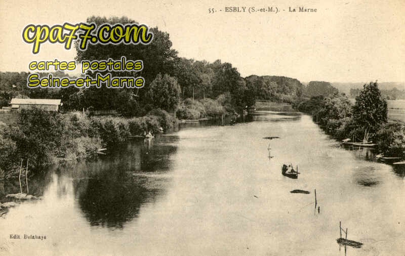 Esbly (Seine-et-Marne) - la Marne