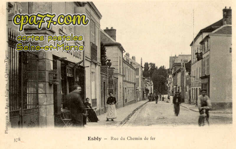 Esbly (Seine-et-Marne) - Rue du Chemin de Fer