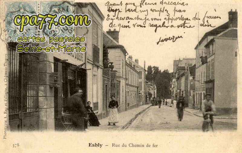 Esbly (Seine-et-Marne) - Rue du Chemin de Fer
