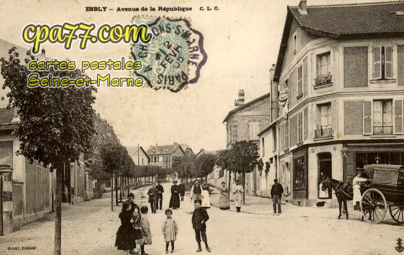 Esbly (Seine-et-Marne) - Avenue de la République