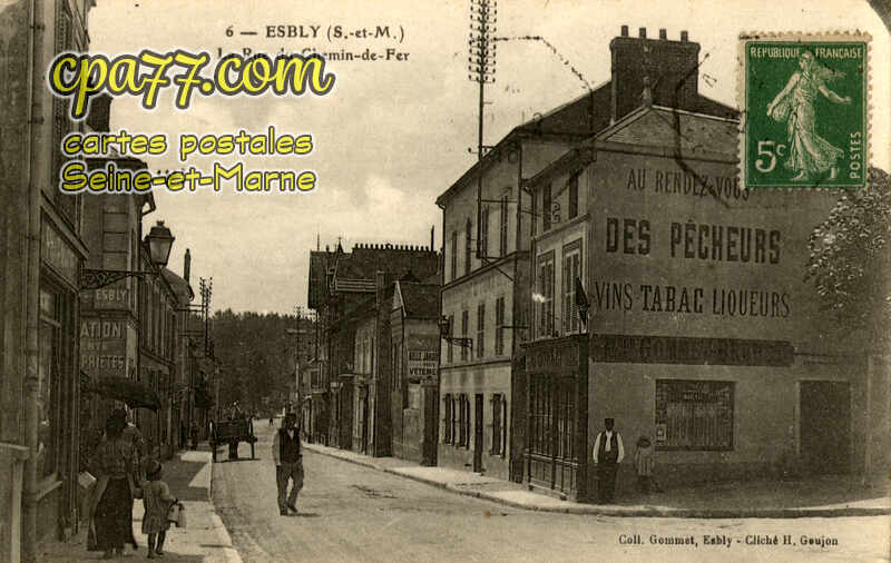 Esbly (Seine-et-Marne) - La Rue du Chemin de Fer