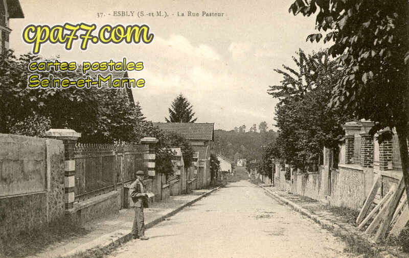 Esbly (Seine-et-Marne) - La Rue Pasteur