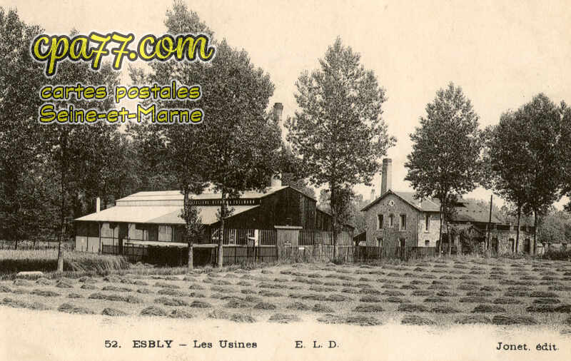 Esbly (Seine-et-Marne) - Les Usines