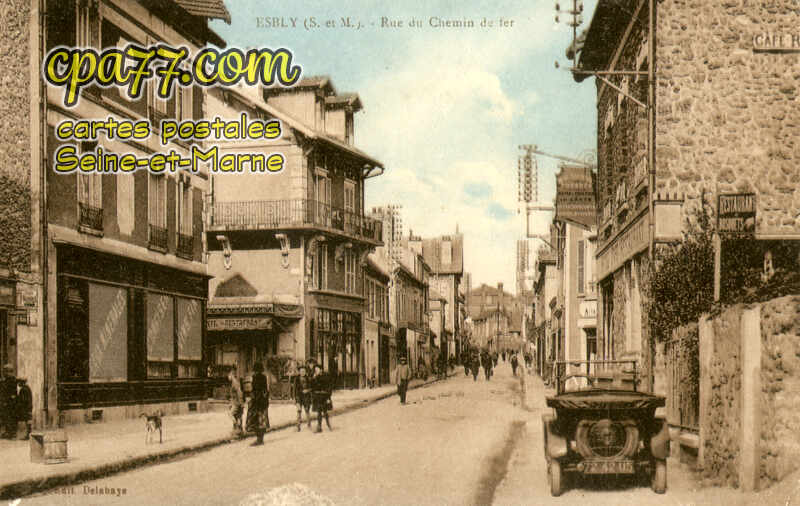 Esbly (Seine-et-Marne) - Rue du Chemin de fer