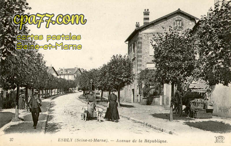 Esbly (Seine-et-Marne) - Avenue de la République