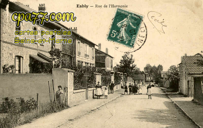 Esbly (Seine-et-Marne) - Rue de l&rsquo;Harmonie (en l&rsquo;état)