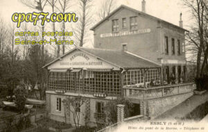 Esbly (Seine-et-Marne) - Hôtel du pont de la Marne