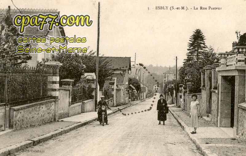 Esbly (Seine-et-Marne) - La rue Pasteur