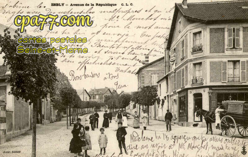 Esbly (Seine-et-Marne) - Avenue de la République