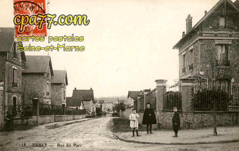 Esbly (Seine-et-Marne) - Rue du Parc