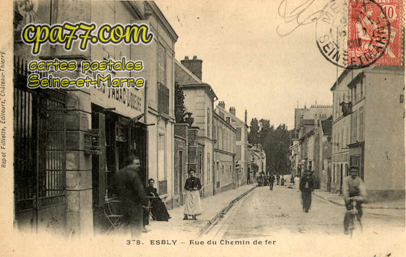 Esbly (Seine-et-Marne) - Rue du Chemin de Fer