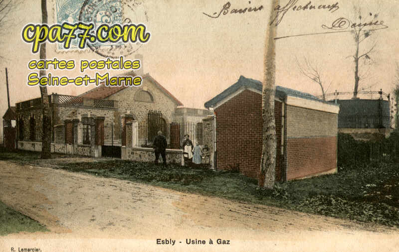 Esbly (Seine-et-Marne) - Usine à Gaz