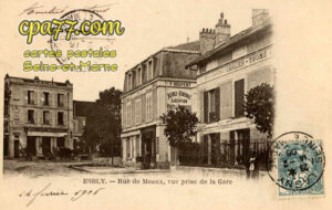 Esbly (Seine-et-Marne) - Rue de Meaux, vue prise de la Gare