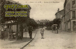 Esbly (Seine-et-Marne) - Avenue de la République (en l&rsquo;état)