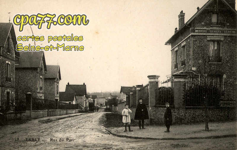 Esbly (Seine-et-Marne) - Rue du Parc