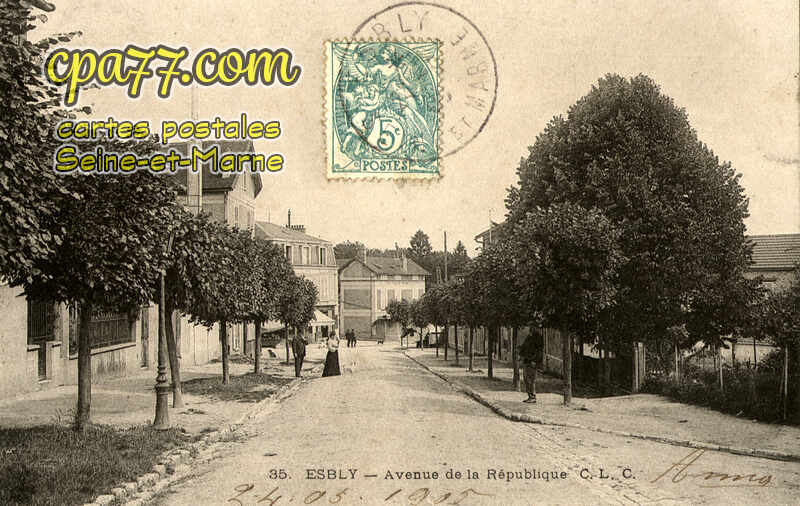 Esbly (Seine-et-Marne) - Avenue de la République
