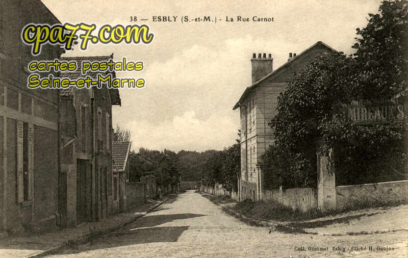 Esbly (Seine-et-Marne) - La Rue Carnot
